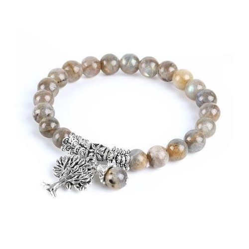 Meditačný náramok, labradorit