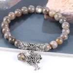 Meditačný náramok, labradorit