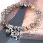 Meditačný náramok, labradorit