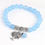 Meditačný náramok, akvamarín