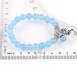 Meditačný náramok, akvamarín