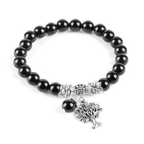 Meditačný náramok, čierny ónyx