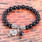 Meditačný náramok, čierny ónyx