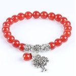 Meditačný náramok, červený achát