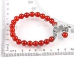 Meditačný náramok, červený achát
