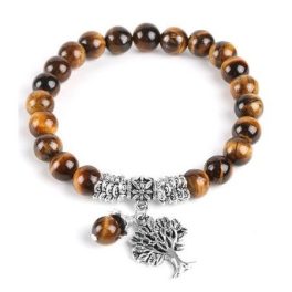 Meditačný náramok, tigrie oko
