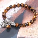 Meditačný náramok, tigrie oko