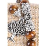 Meditačný náramok, tigrie oko