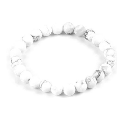 Meditačný náramok s howlitovými korálkami