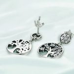 Strieborné náušnice s motívom stromu života