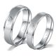 Pánsky snubný prsteň, nerez, striebro, veľkosť 11