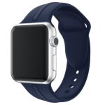 Remienok na Apple Watch, silikónový, 38 mm, tmavo modrý