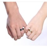 Dámsky snubný prsteň, korunovaný, nehrdzavejúca oceľ, zlatý, veľkosť 7