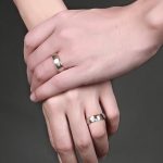 Pánsky snubný prsteň, nerez, zlatý, veľkosť 10