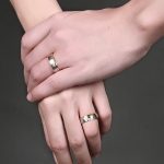 Pánsky snubný prsteň, nerez, zlatý, veľkosť 11