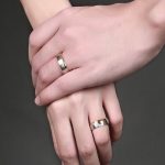 Pánsky snubný prsteň, nerez, zlatý, veľkosť 13