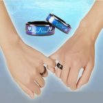 Náladový prsteň so vzorom srdca, veľkosť 7