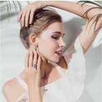 Strieborné náušnice v tvare listu