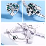 Ezüst charm, életfa