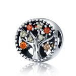 Ezüst charm, életfa