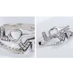 Strieborný prsteň s motívom LOVE, veľkosť 6