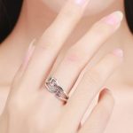 Strieborný prsteň s motívom LOVE, veľkosť 6