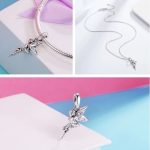 Strieborné rozprávkové kúzlo so zirkónovým kryštálom