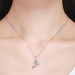 Strieborné rozprávkové kúzlo so zirkónovým kryštálom