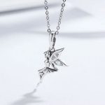 Strieborné rozprávkové kúzlo so zirkónovým kryštálom