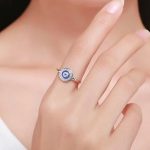 Strieborný prsteň so sústrednými kruhmi, veľkosť 7