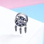 Strieborný lapač snov so zirkónovým kryštálom