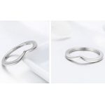 Strieborný prsteň nepravidelného tvaru, veľkosť 7