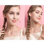 Strieborný náhrdelník s dvoma spojenými srdiečkami