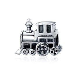 Ezüst charm, mozdony