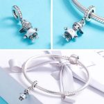 Strieborný chlapčenský prívesok so zirkónovým kryštálom