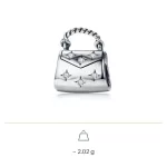 Strieborný charm, dámska taška