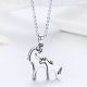 Strieborný náhrdelník s jazdeckým príveskom