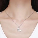 Strieborný náhrdelník s jazdeckým príveskom