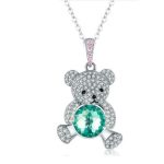 Strieborný náhrdelník s medvedíkom