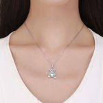 Strieborný náhrdelník s medvedíkom