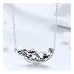 Strieborný náhrdelník s lesnou vílou