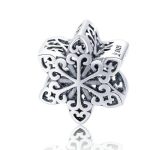 Strieborné kúzlo snehové vločky