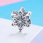 Strieborné kúzlo snehové vločky