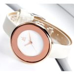 Dámske hodinky Shengke, bielo-ružové zlato