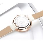 Dámske hodinky Shengke, bielo-ružové zlato