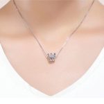 Strieborná korunka so zirkónovým kryštálom