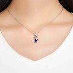 Strieborný náhrdelník s anjelom strážnym