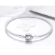 Strieborný náramok, večná láska, 21 cm