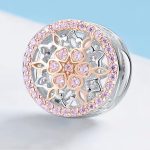 Ezüst charm, mandala