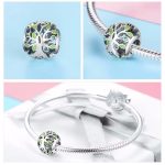 Ezüst charm, életfa